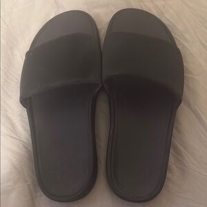 Black Slide Sandals